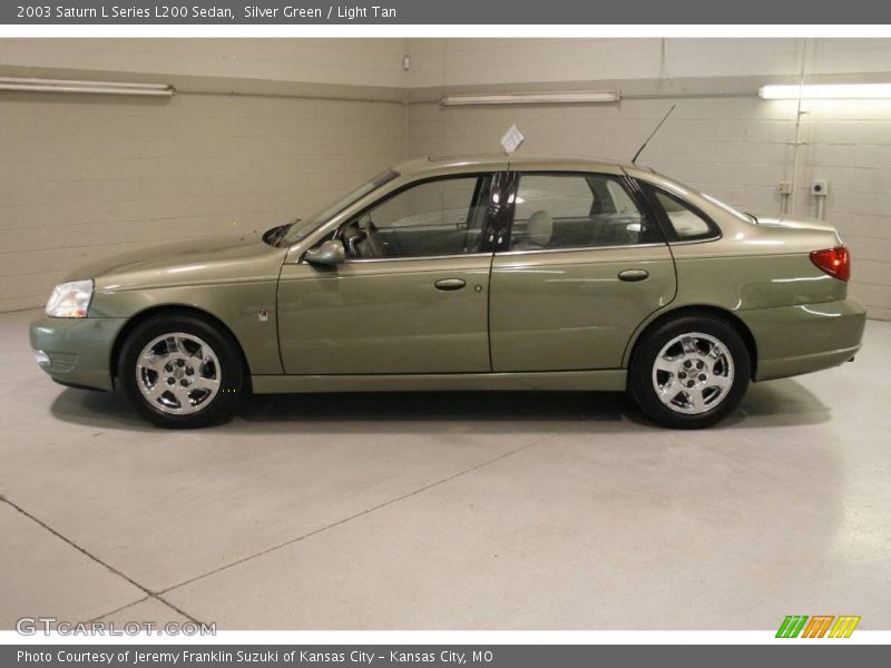 Silver Green / Light Tan 2003 Saturn L Series L200 Sedan
