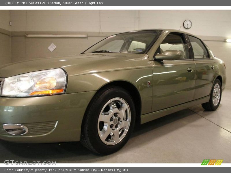 Silver Green / Light Tan 2003 Saturn L Series L200 Sedan