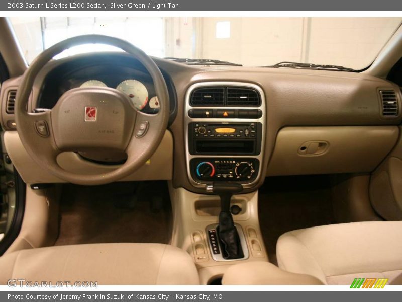 Silver Green / Light Tan 2003 Saturn L Series L200 Sedan