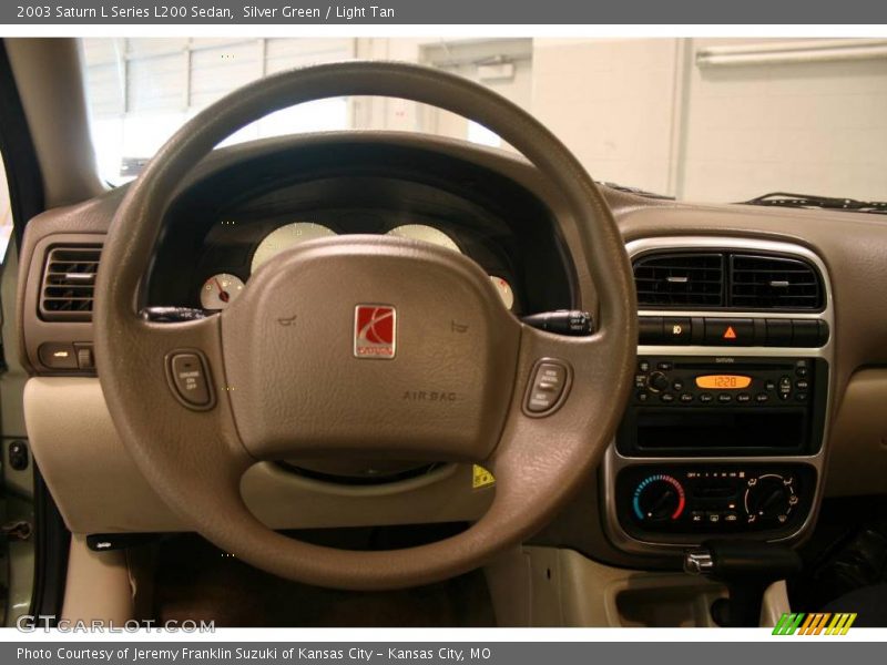 Silver Green / Light Tan 2003 Saturn L Series L200 Sedan