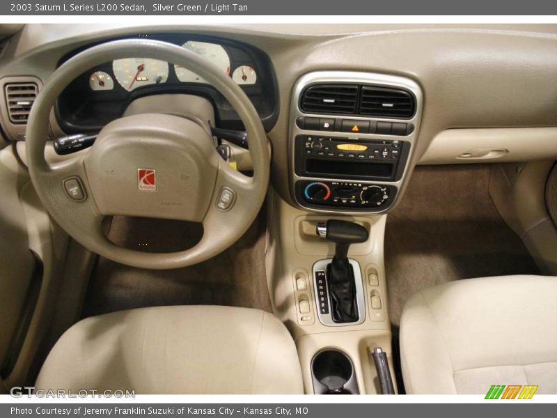 Silver Green / Light Tan 2003 Saturn L Series L200 Sedan