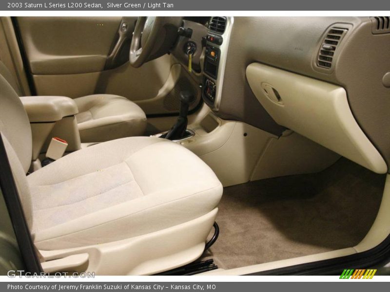 Silver Green / Light Tan 2003 Saturn L Series L200 Sedan