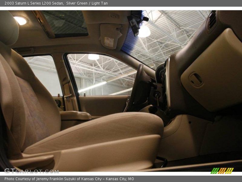 Silver Green / Light Tan 2003 Saturn L Series L200 Sedan
