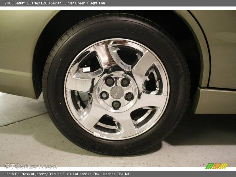 Silver Green / Light Tan 2003 Saturn L Series L200 Sedan
