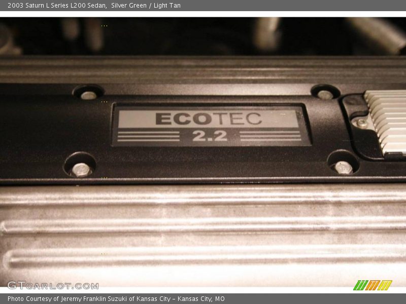 Silver Green / Light Tan 2003 Saturn L Series L200 Sedan