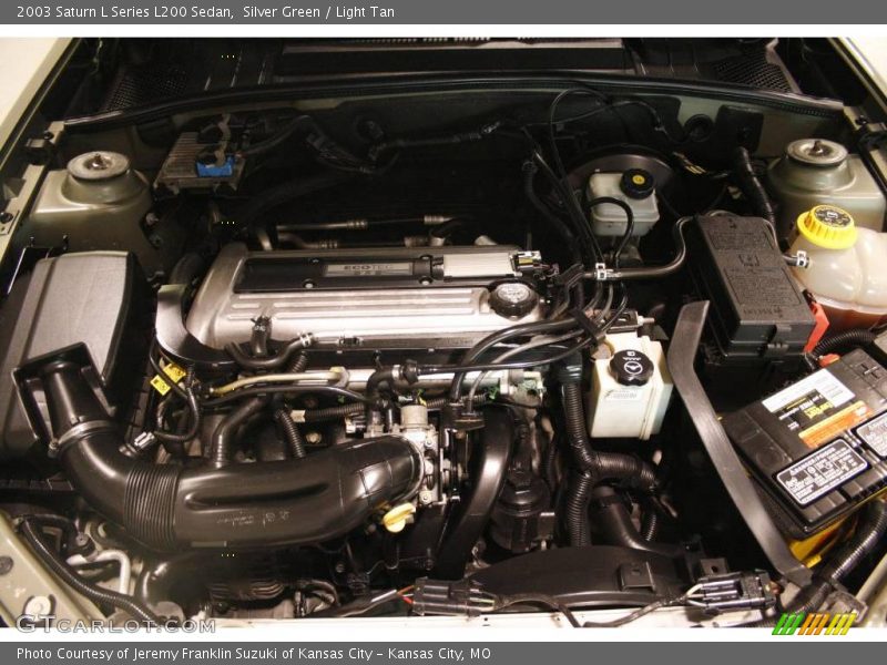 Silver Green / Light Tan 2003 Saturn L Series L200 Sedan