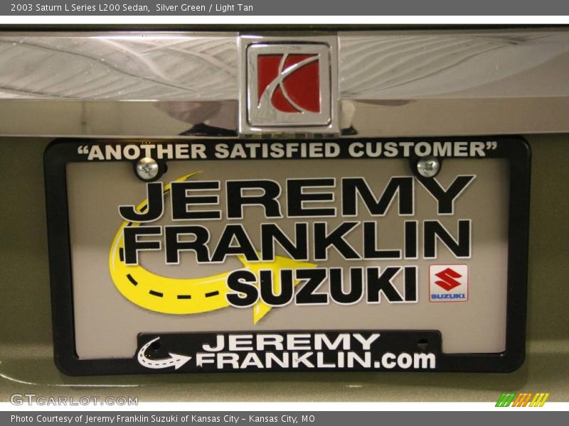 Silver Green / Light Tan 2003 Saturn L Series L200 Sedan