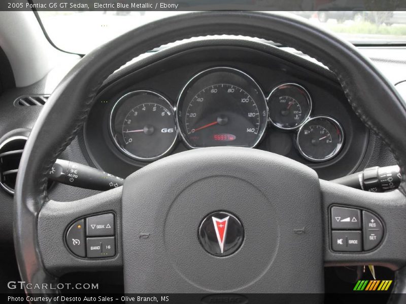 Electric Blue Metallic / Ebony 2005 Pontiac G6 GT Sedan