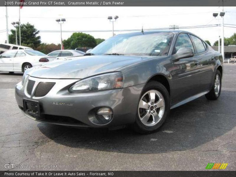 Graystone Metallic / Dark Pewter 2005 Pontiac Grand Prix GT Sedan