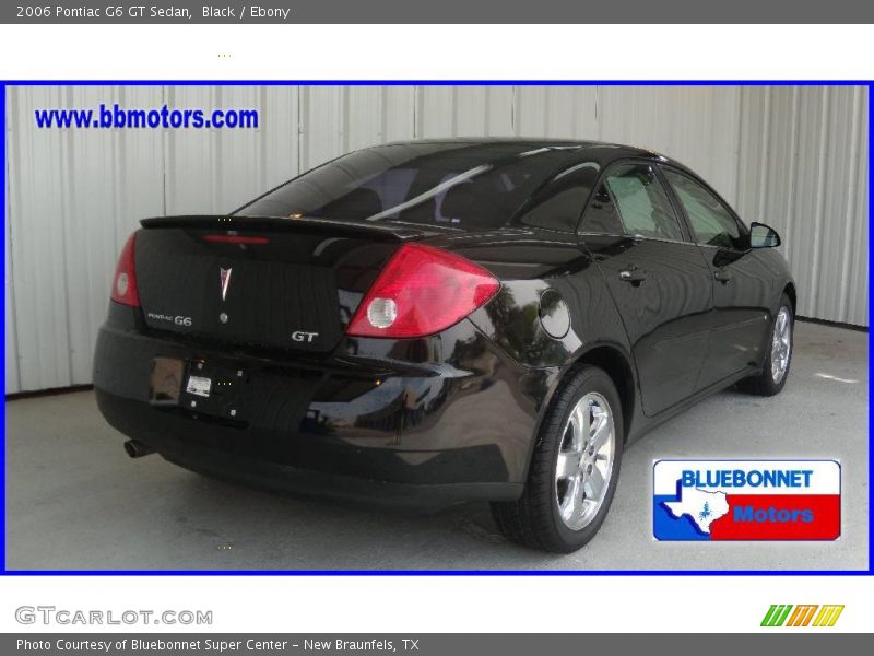 Black / Ebony 2006 Pontiac G6 GT Sedan