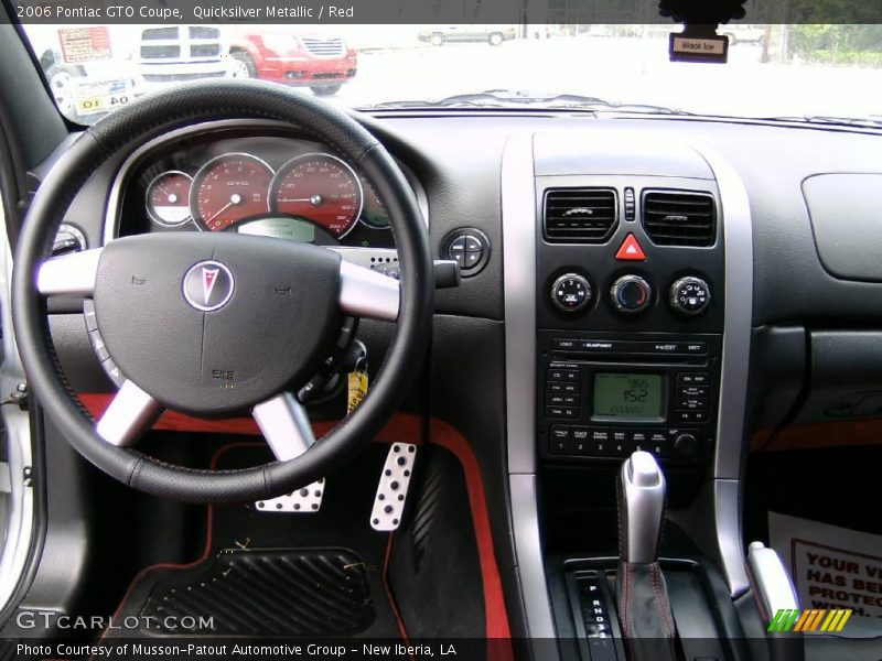 Quicksilver Metallic / Red 2006 Pontiac GTO Coupe