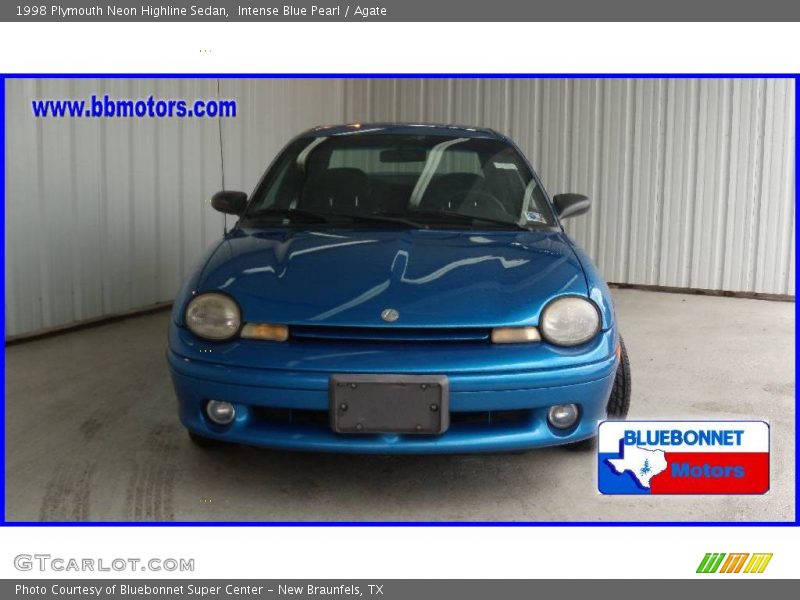 Intense Blue Pearl / Agate 1998 Plymouth Neon Highline Sedan