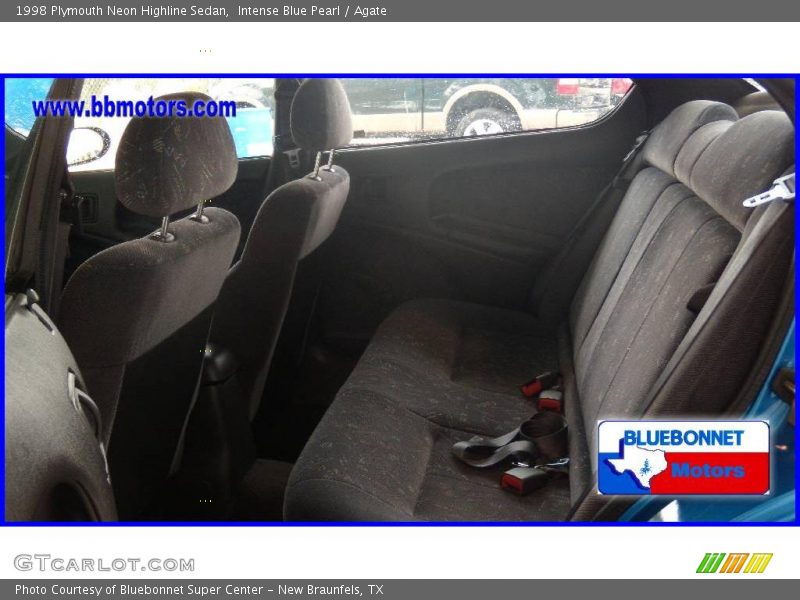 Intense Blue Pearl / Agate 1998 Plymouth Neon Highline Sedan