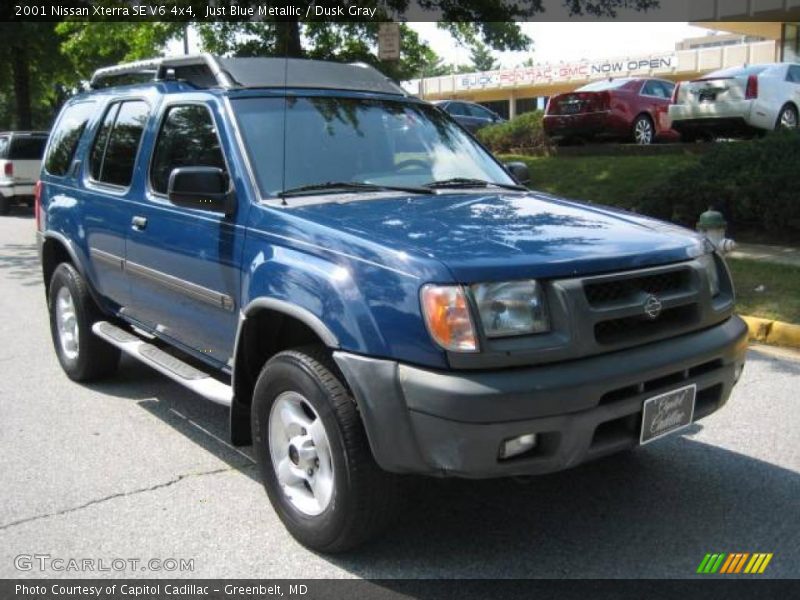 Just Blue Metallic / Dusk Gray 2001 Nissan Xterra SE V6 4x4