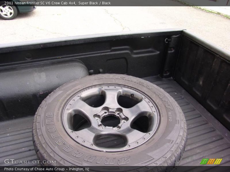 Super Black / Black 2003 Nissan Frontier SC V6 Crew Cab 4x4