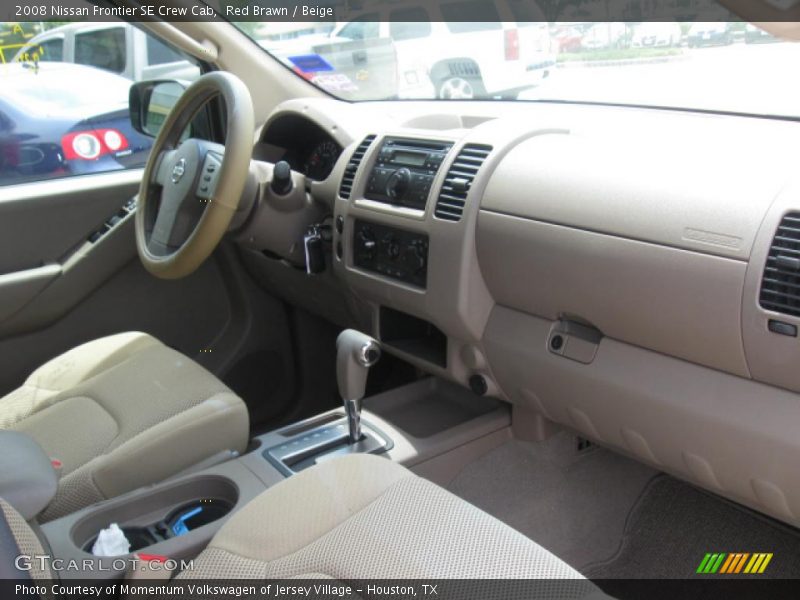 Red Brawn / Beige 2008 Nissan Frontier SE Crew Cab