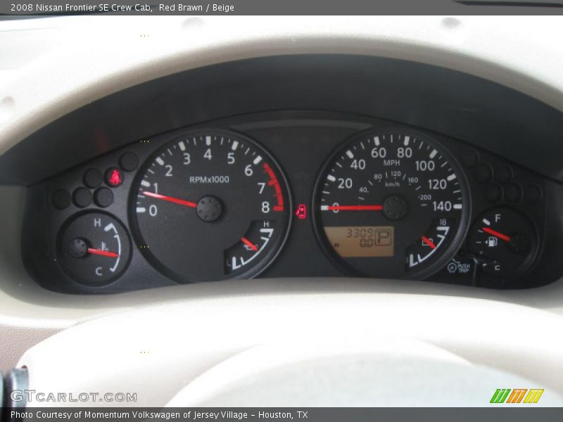 Red Brawn / Beige 2008 Nissan Frontier SE Crew Cab