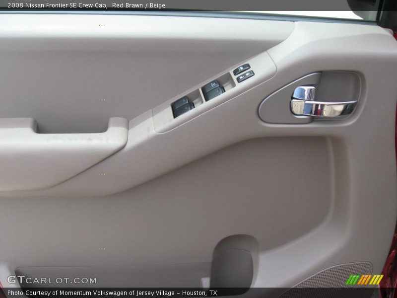 Red Brawn / Beige 2008 Nissan Frontier SE Crew Cab