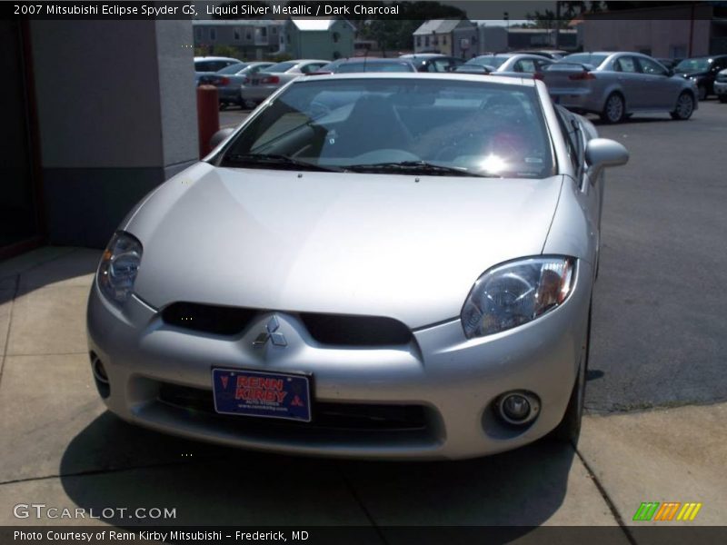 Liquid Silver Metallic / Dark Charcoal 2007 Mitsubishi Eclipse Spyder GS
