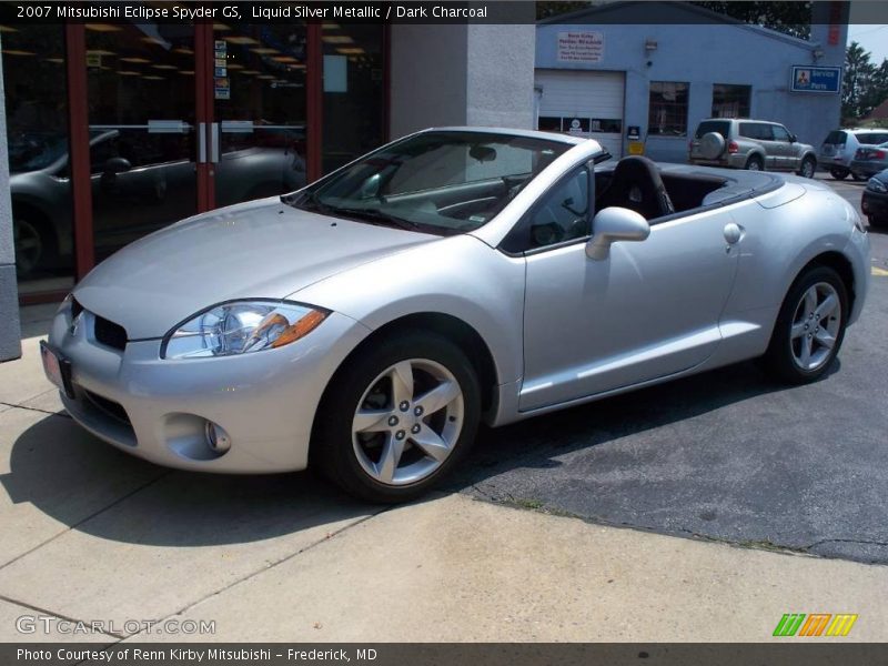 Liquid Silver Metallic / Dark Charcoal 2007 Mitsubishi Eclipse Spyder GS