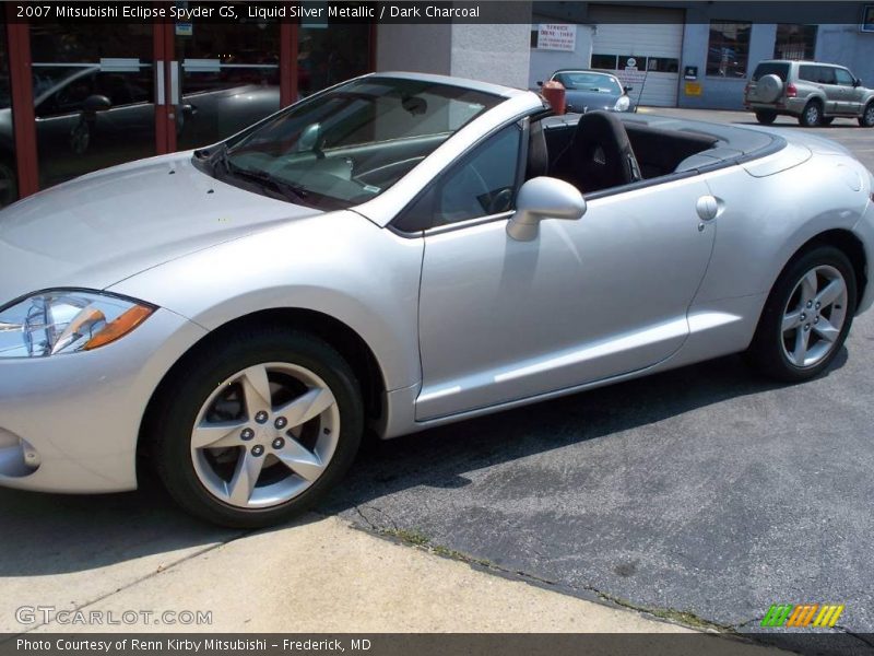 Liquid Silver Metallic / Dark Charcoal 2007 Mitsubishi Eclipse Spyder GS