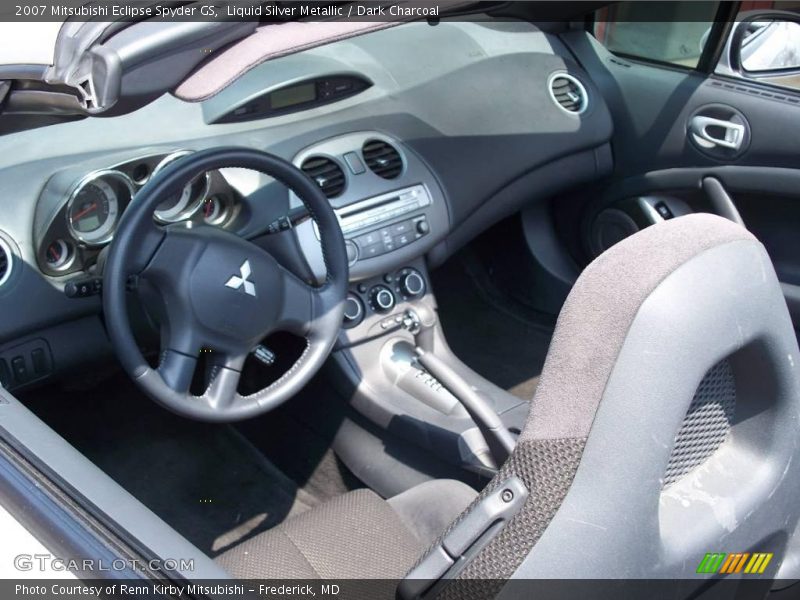 Liquid Silver Metallic / Dark Charcoal 2007 Mitsubishi Eclipse Spyder GS