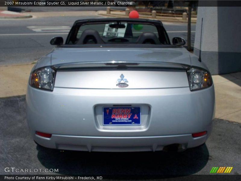 Liquid Silver Metallic / Dark Charcoal 2007 Mitsubishi Eclipse Spyder GS