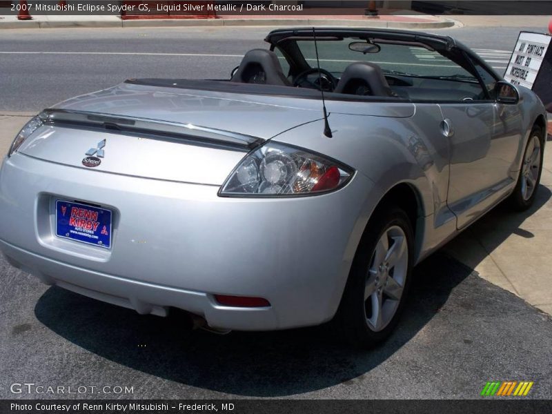 Liquid Silver Metallic / Dark Charcoal 2007 Mitsubishi Eclipse Spyder GS