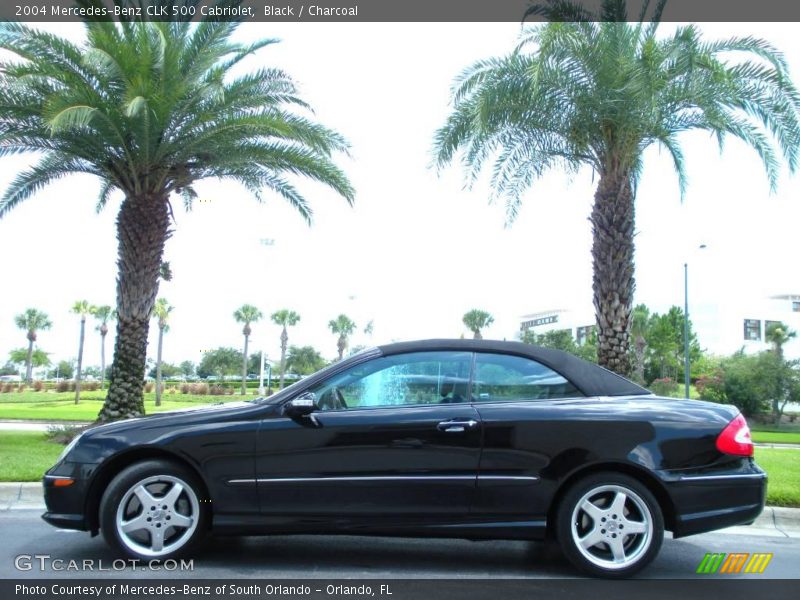 Black / Charcoal 2004 Mercedes-Benz CLK 500 Cabriolet