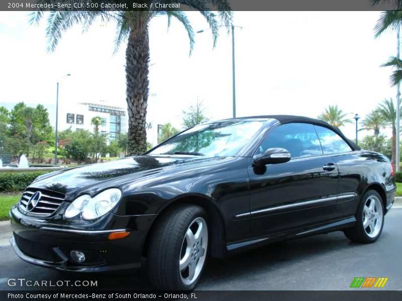 Black / Charcoal 2004 Mercedes-Benz CLK 500 Cabriolet