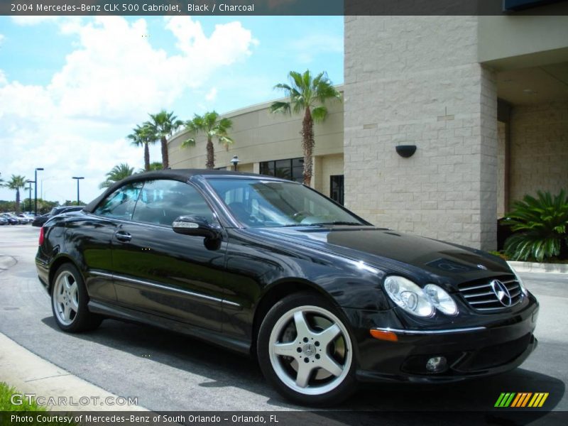 Black / Charcoal 2004 Mercedes-Benz CLK 500 Cabriolet