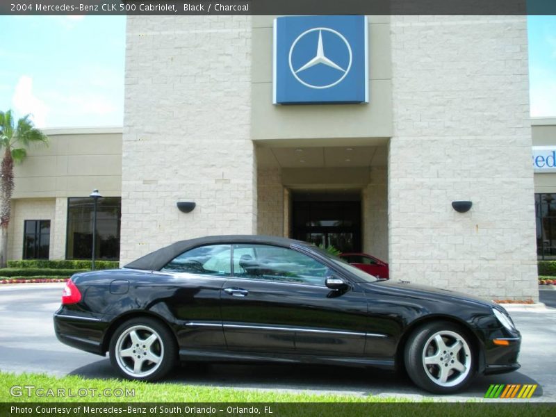 Black / Charcoal 2004 Mercedes-Benz CLK 500 Cabriolet
