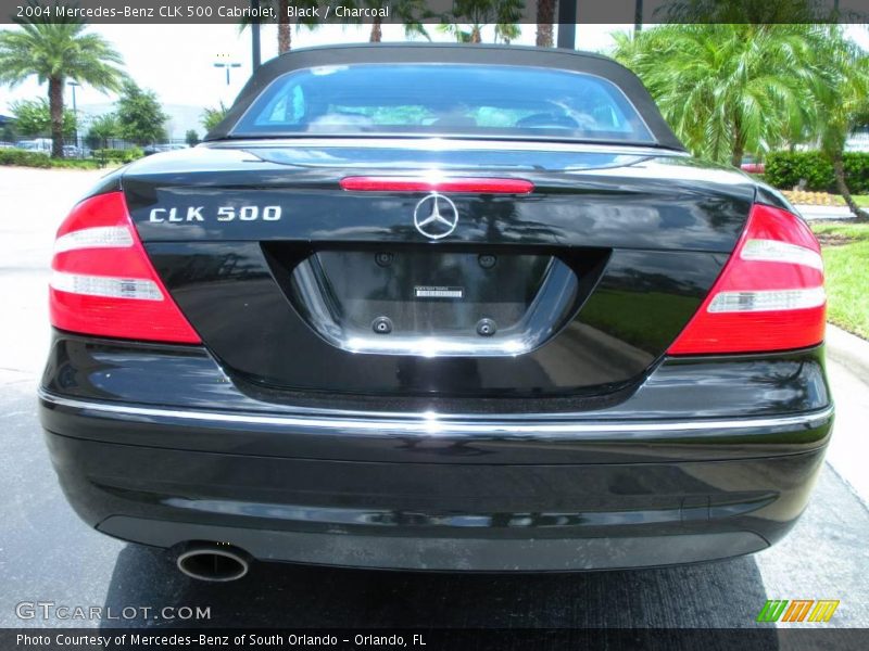 Black / Charcoal 2004 Mercedes-Benz CLK 500 Cabriolet