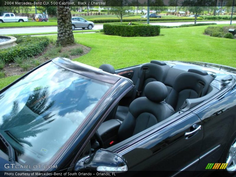 Black / Charcoal 2004 Mercedes-Benz CLK 500 Cabriolet
