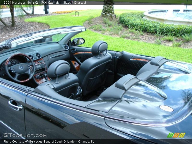 Black / Charcoal 2004 Mercedes-Benz CLK 500 Cabriolet