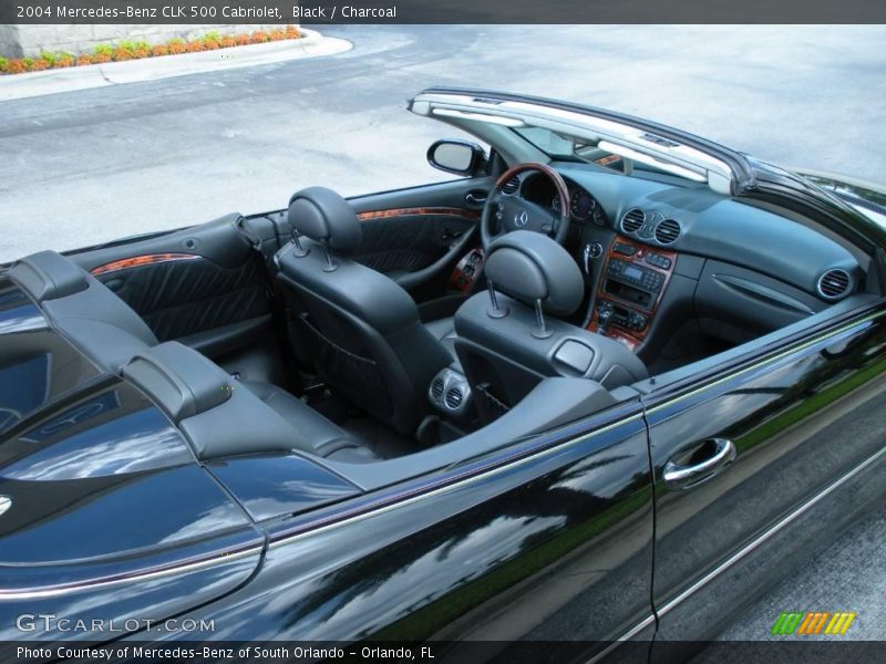 Black / Charcoal 2004 Mercedes-Benz CLK 500 Cabriolet