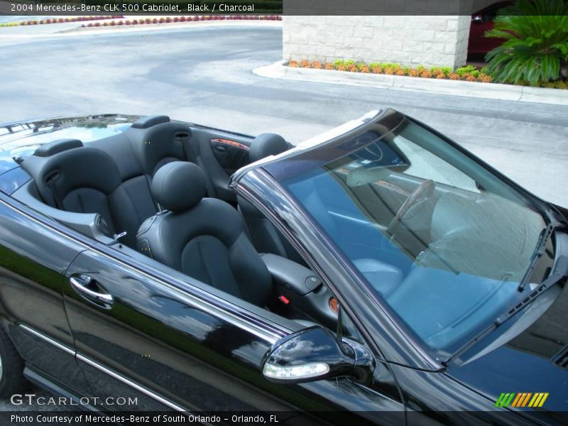 Black / Charcoal 2004 Mercedes-Benz CLK 500 Cabriolet