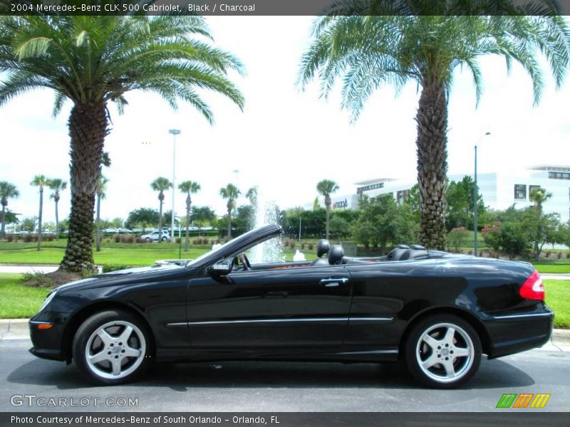 Black / Charcoal 2004 Mercedes-Benz CLK 500 Cabriolet