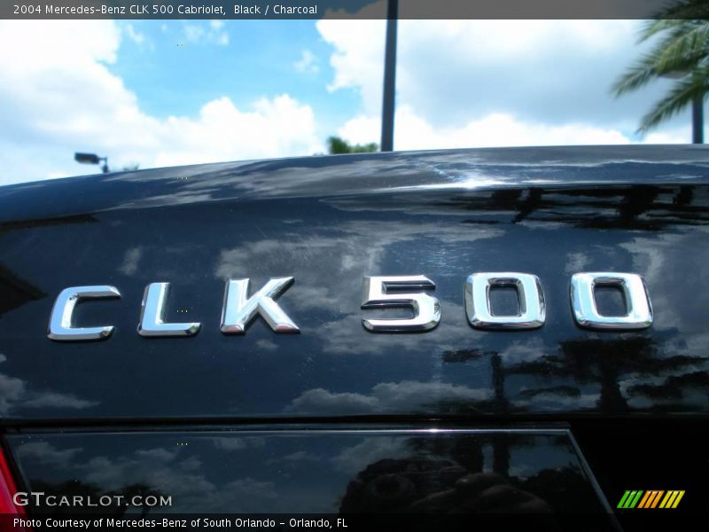 Black / Charcoal 2004 Mercedes-Benz CLK 500 Cabriolet