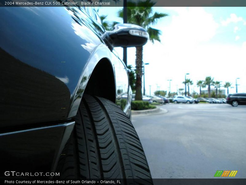 Black / Charcoal 2004 Mercedes-Benz CLK 500 Cabriolet