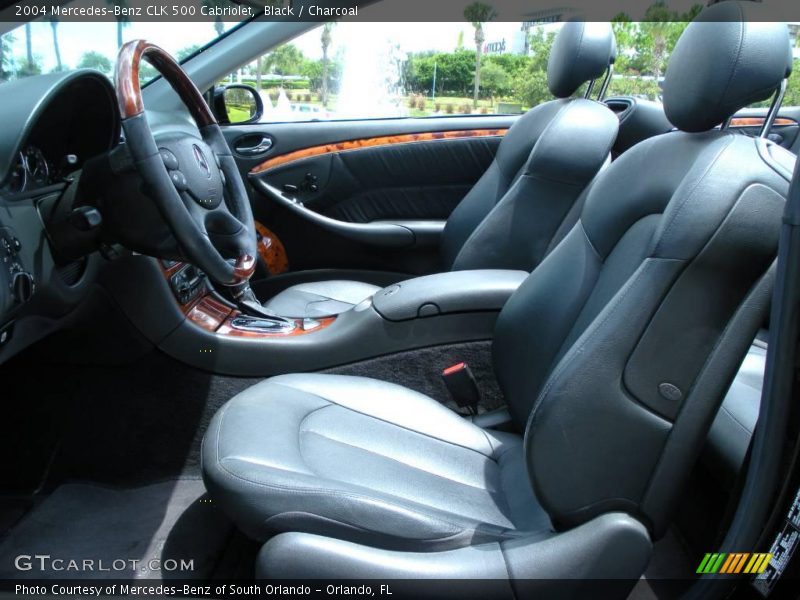 Black / Charcoal 2004 Mercedes-Benz CLK 500 Cabriolet