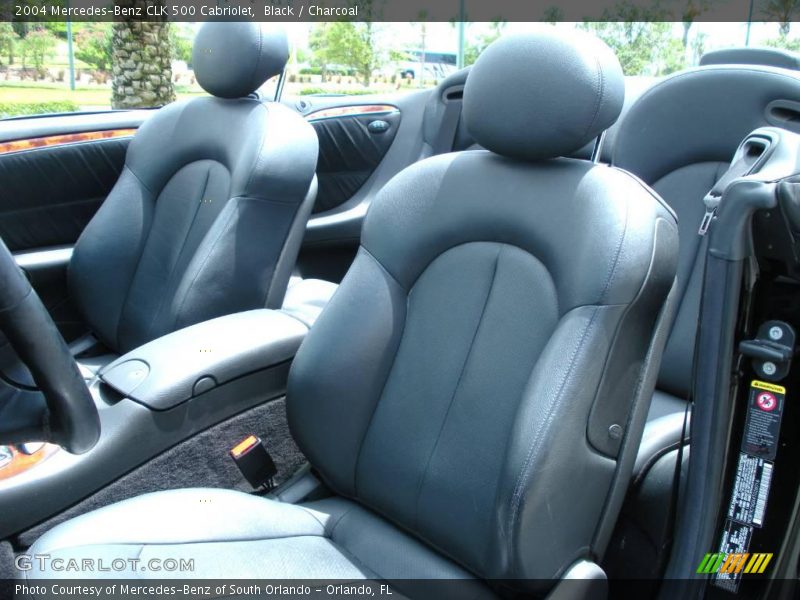Black / Charcoal 2004 Mercedes-Benz CLK 500 Cabriolet