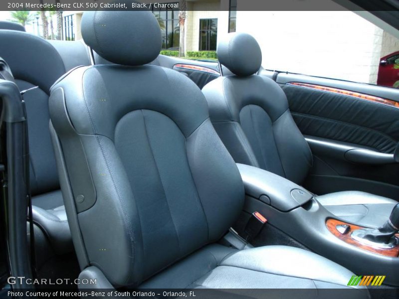 Black / Charcoal 2004 Mercedes-Benz CLK 500 Cabriolet