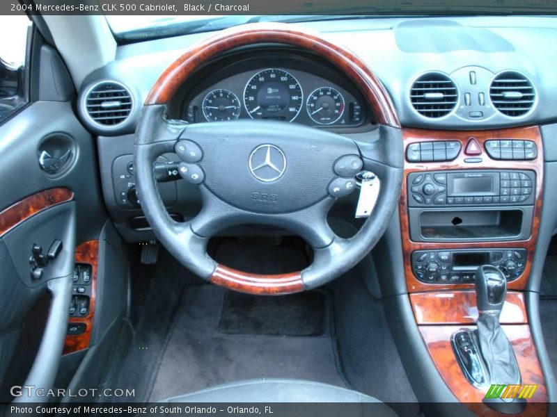 Black / Charcoal 2004 Mercedes-Benz CLK 500 Cabriolet