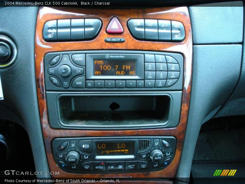 Black / Charcoal 2004 Mercedes-Benz CLK 500 Cabriolet