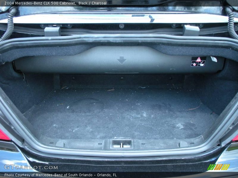 Black / Charcoal 2004 Mercedes-Benz CLK 500 Cabriolet