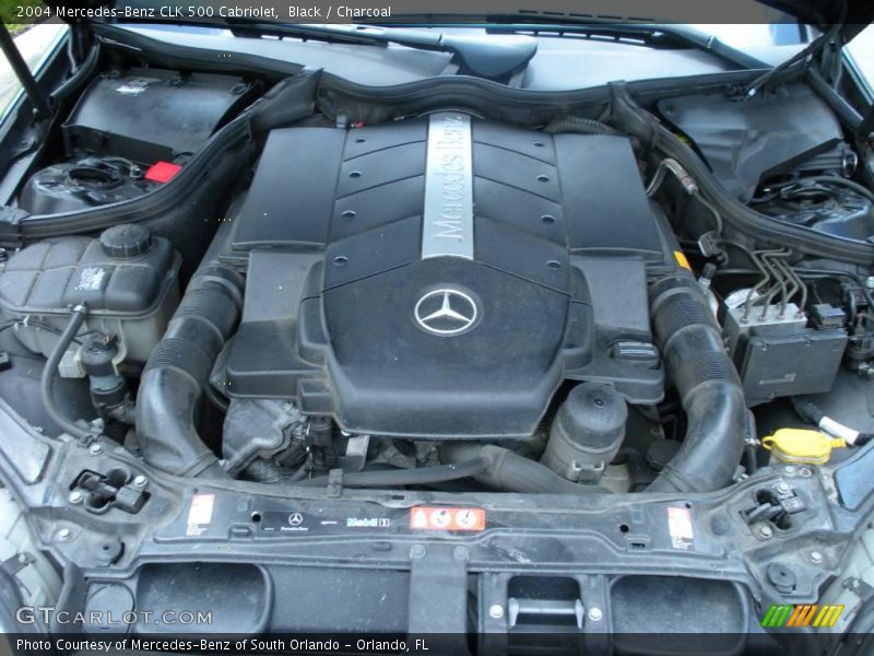 Black / Charcoal 2004 Mercedes-Benz CLK 500 Cabriolet