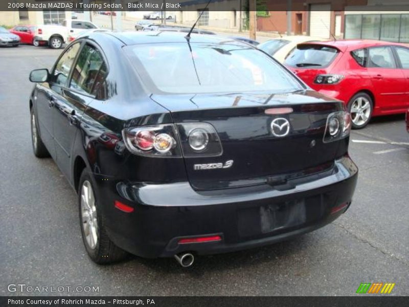 Black Mica / Black 2008 Mazda MAZDA3 i Touring Sedan