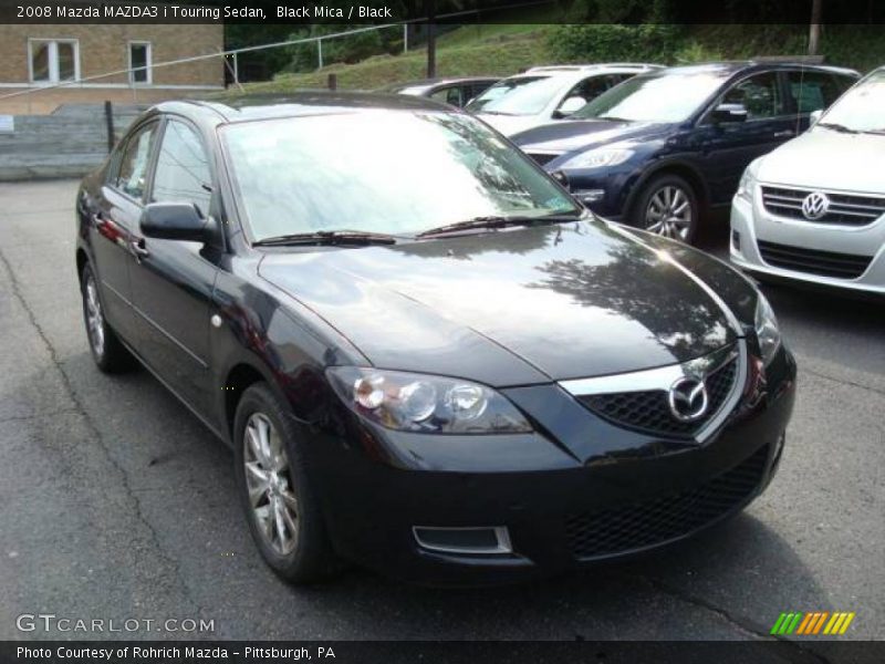 Black Mica / Black 2008 Mazda MAZDA3 i Touring Sedan