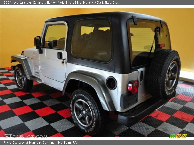 Bright Silver Metallic / Dark Slate Gray 2004 Jeep Wrangler Columbia Edition 4x4